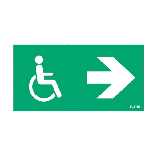 GuideLed 20m wheel chair PR ISO 7010