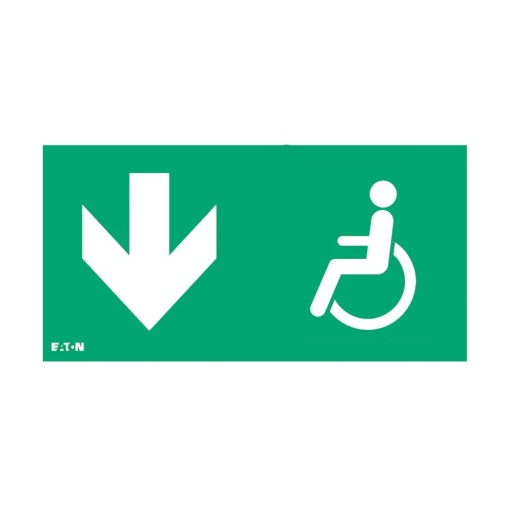 GuideLed 20m wheel chair PU ISO 7010