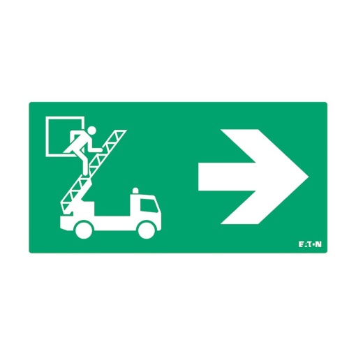 GuideLed 20m Rescue window PR ISO 7010