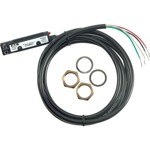 Thru-beam photoelectric sensor, receiver, Sn6m, 4L, 10-30VDC, lightdark, NPN, PNP, M18, insulated material