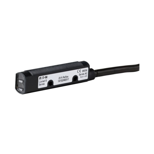 Retroflective sensing sensor, Sn7600mm, 4L, 10-30VDC, NPN, PNP, M18, insulated material, line 2m
