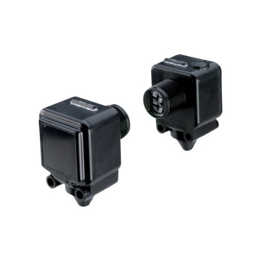 Thru-beam photoelectric sensor, receiver, Sn15m, 4L, 10-30VDC, dark, NPN, PNP, quad 40, insulated material
