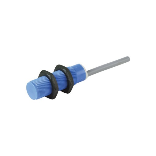 Proximity switch, inductive, 1NO, Sn8mm, 2L, 20-250VAC, M18, insulated material, line 2m