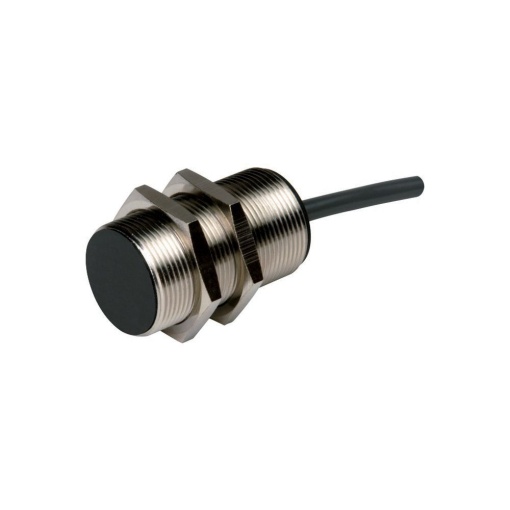Proximity switch, E57 Global Series, 1 NO, 2-wire, 20 - 250 V AC, M30 x 1.5 mm, Sn 10 mm, Flush, Metal, 2 m connection cable