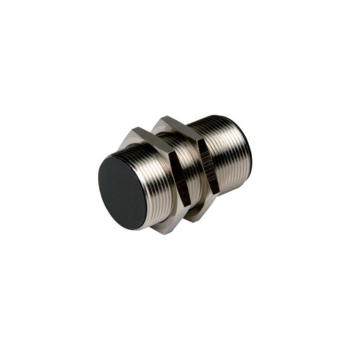 Proximity switch, E57 Global Series, 1 NO, 2-wire, 20 - 250 V AC, M30 x 1.5 mm, Sn 10 mm, Flush, Metal, Plug-in connection M12 x 1
