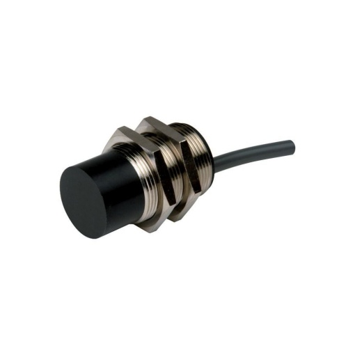 Proximity switch, E57 Global Series, 1 NO, 2-wire, 20 - 250 V AC, M30 x 1.5 mm, Sn 15 mm, Non-flush, Metal, 2 m connection cable