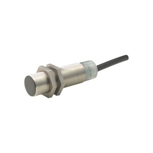 Proximity switch, E57 Premium Series, 1 NO, 2-wire, 20 - 250 V AC, M18 x 1 mm, Sn 5 mm, Flush, Stainless steel, 2 m connection cable