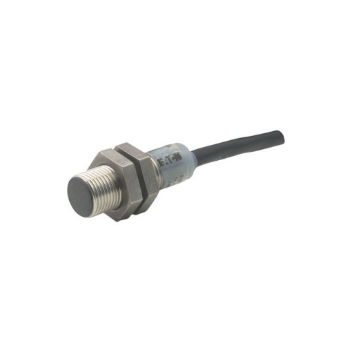 Proximity switch, E57 Premium Short-Series, 1 NO, 3-wire, 6 - 48 V DC, M12 x 1 mm, Sn 2 mm, Flush, NPN, Stainless steel, 2 m connection cable