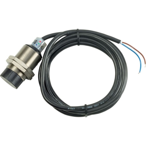 Proximity switch, E57 Premium Short-Series, 1 NO, 2-wire, 40 - 250 V AC, 20 - 250 V DC, M30 x 1.5 mm, Sn 15 mm, Non-flush, NPNPNP, Stainless steel