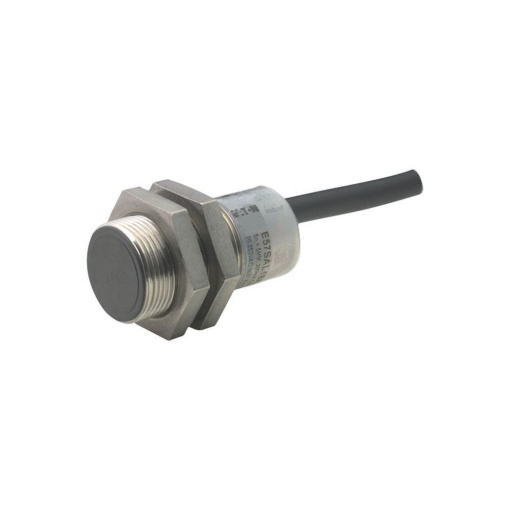 Proximity switch, E57 Premium Short-Series, 1 NC, 2-wire, 40 - 250 V AC, M18 x 1 mm, Sn 5 mm, Flush, Stainless steel, 2 m connection cable