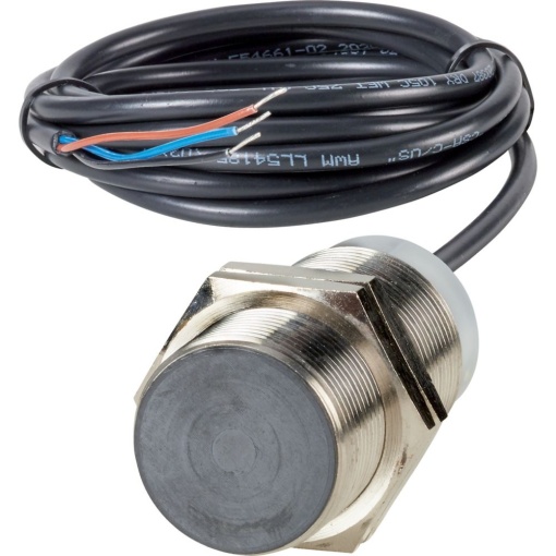 Proximity switch, E57G General Purpose Serie, 1 NO, 3-wire, 10 - 30 V DC, M30 x 1.5 mm, Sn 10 mm, Flush, PNP, Stainless steel, 2 m connection cable