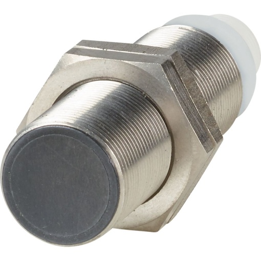 Proximity switch, E57P Performance Serie, 1 NO, 3-wire, 10  48 V DC, M18 x 1 mm, Sn 5 mm, Flush, PNP, Stainless steel, Plug-in connection M12 x 1