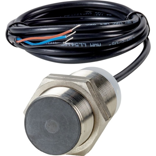 Proximity switch, E57P Performance Serie, 1 NO, 3-wire, 10  48 V DC, M30 x 1.5 mm, Sn 10 mm, Flush, PNP, Stainless steel, 2 m connection cable