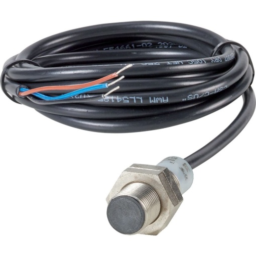 Proximity switch, E57P Performance Short Body Serie, 1 NC, 3-wire, 10  48 V DC, M12 x 1 mm, Sn 2 mm, Flush, PNP, Stainless steel, 2 m connection cab