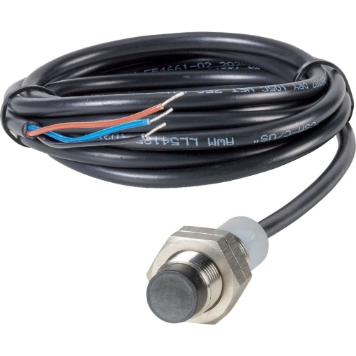 Proximity switch, E57P Performance Short Body Serie, 1 NO, 3-wire, 10  48 V DC, M12 x 1 mm, Sn 4 mm, Non-flush, PNP, Stainless steel, 2 m connectio