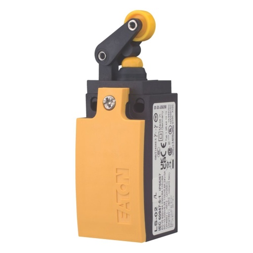 Position switch, Roller lever, Complete unit, 2 NC, Cage Clamp, Yellow, Insulated material, -25 - 70 C, Long