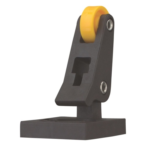 Angled roller lever