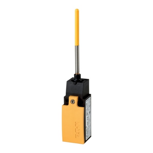 Safety position switch, LSM-, Spring-rod actuator, Complete unit, 1 NO, 1 NC, Snap-action contact - Yes, Yellow, Metal, Cage Clamp, -25 - 70 C