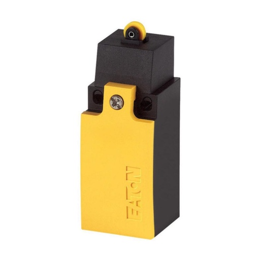 Safety position switch, LSM-, Roller plunger, Complete unit, 1 NO, 1 NC, EN 50047 Form C, Yellow, Metal, Cage Clamp, -25 - 70 C