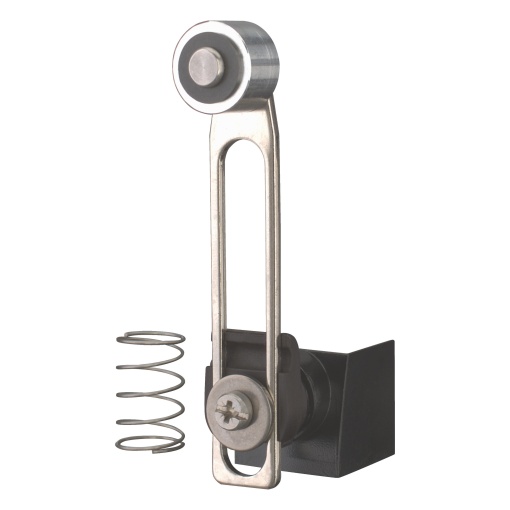 Adjustable roller lever, D18mm, metal