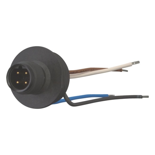 Terminal socket, 5p, M12, 'A' coded