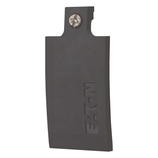 Screw-on cover, insulated material, black