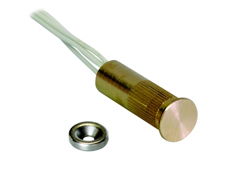 CONTATTO MAGNETICO DA INCASSO IN OTTONE