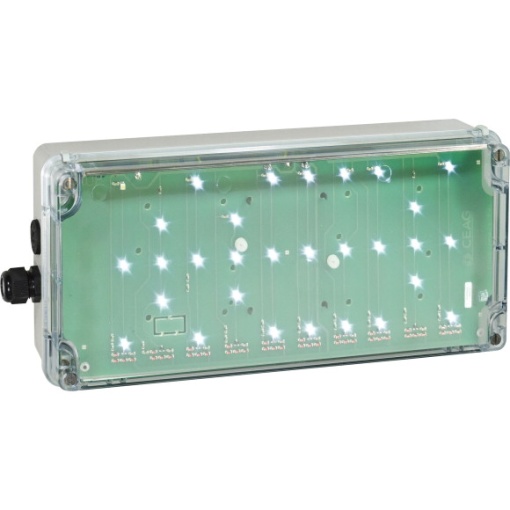Ex-escape sign luminaires EXIT 2 V-CG-S for zone 222, Pictogram Without neutral