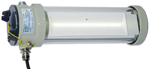 Ex -Emergency luminaires with self-contained battery for zone 121, Variant Planete 400 AD DL, Cable entry 2x 34z