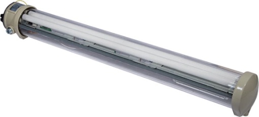 Ex-Linear light fitting for zone 121, Variant AB 12265 LED1EF, Cable entry 2x M25