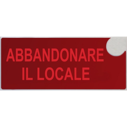 WRIT 5945 IT zABBANDONARE IL LOCALEz