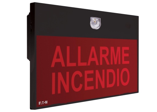 FIRE SIGN BOARD EN-54-323 PRE-AL BLACK