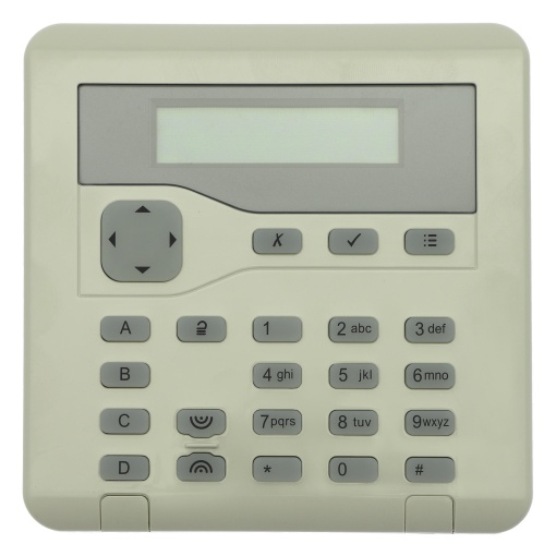Teclado LCD cablado para gama I-ON, com leitor de proximidade KEY-KPZ01