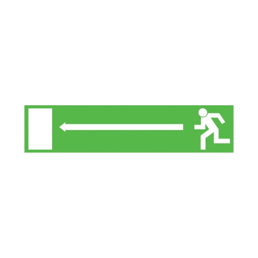 PL PICTOGRAM LEFT EXIT LWRD FOR EE11PL