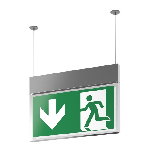 SignEdge Suspended rec. 23m CG-S grey