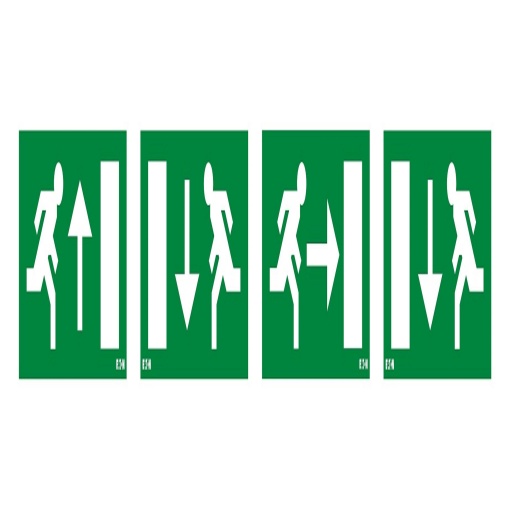 SafeLite 20m Adhesive Pictograms D,L,R,U EURO format