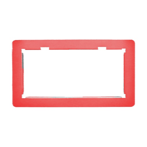 TYPE A OUTSTATION BEZEL RED FLUSH MT