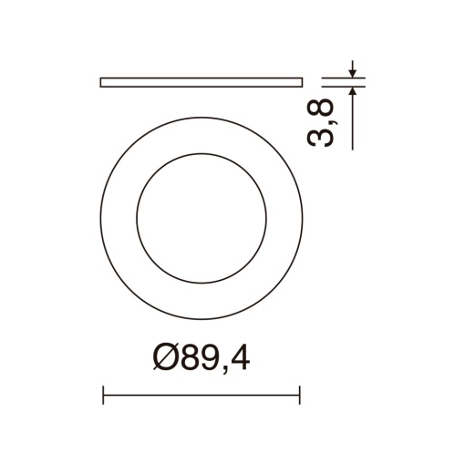Embellecedor KRAO Round S Preto
