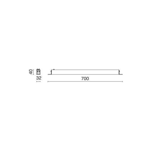 Teto trimless SIGMA LED SMD 25W 3244lm2724lm CRI90 3000K 48º Branco Branco