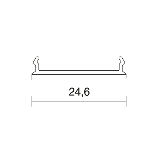 Accesorio TRACK 48V Branco