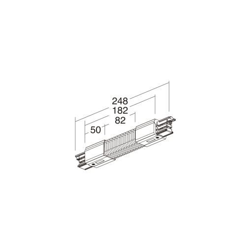 Unión flexible TRACK Branco