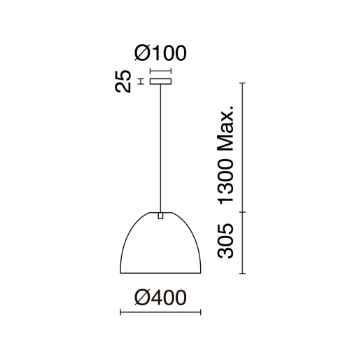 Suspensão VIETNAM Small E27 15W Vime claro Preto
