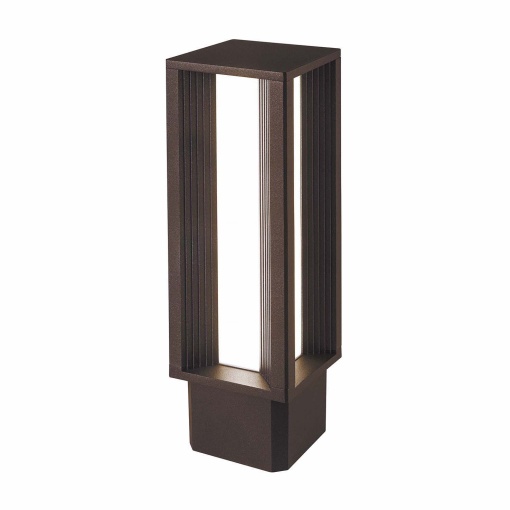 Bornes AURA IP65 Dali LED SMD 23W 3680lm1720lm CRI80 4000K 120º 400mm Castanho ferrugem