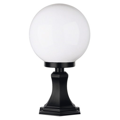 Bollard clássico CAST IP44 E27 42W 400mm Negro texturado
