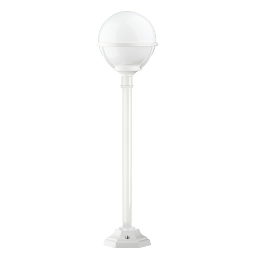 Bollard clássico CLIC-CLAC GLOBO IP43 E27 42W 1060mm Branco