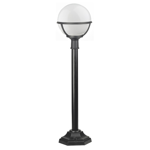 Bollard clássico CLIC-CLAC GLOBO IP43 E27 42W 1060mm Preto