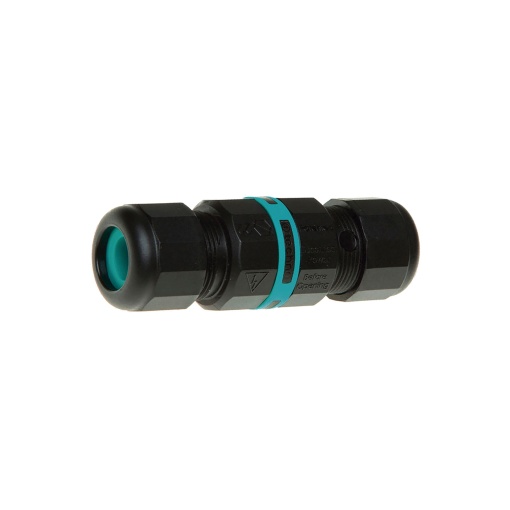 Doble conector fast Ø9mm CONECTORES 3 polos Preto