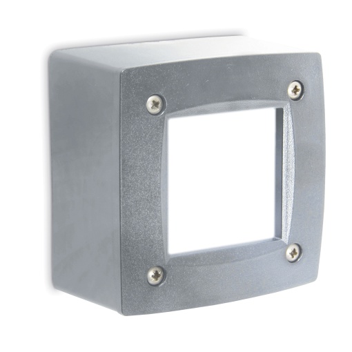 Suporte de parede DEVON Square IP66 GX53 LED T2 3.20W 405lm410lm410lm CRI80 3000K4000K6500K Cinzento