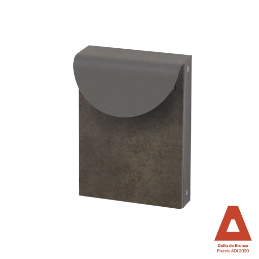 Bornes DION IP65 LED SMD 8.50W 1500lm558lm CRI80 3000K 120º 250mm Neolith Musgo de Ferro Acetinado