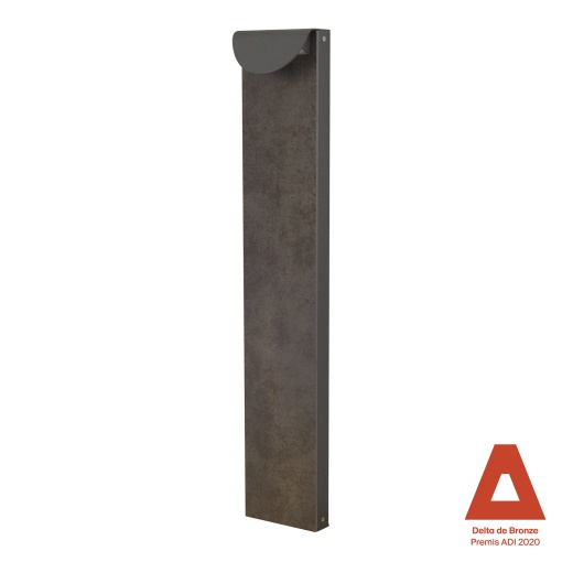 Bornes DION IP65 LED SMD 8.50W 1500lm558lm CRI80 3000K 120º 1000mm Neolith Musgo de Ferro Acetinado